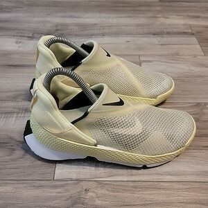 Nike Go Flyease Alabaster Black Muslin  Womens 6 Easy On/Off DR5540-700 NEW